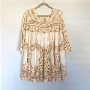 Raga Crochet coverup/Babydoll dress